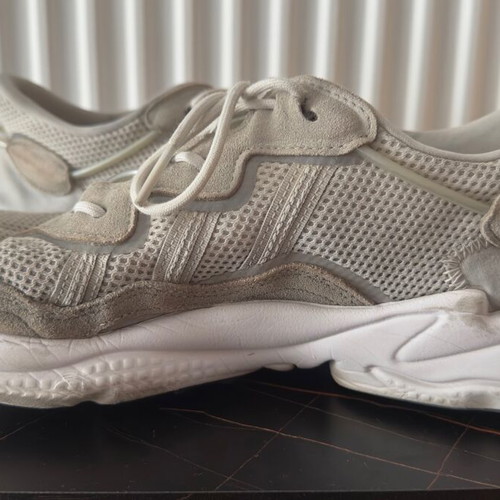 Adidas Osweego men's shoes size 46 used, white and beige