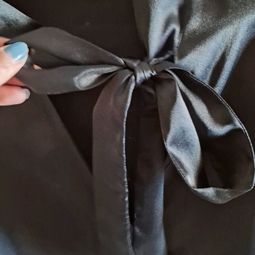 More&More satin shirt black, like new, size 42