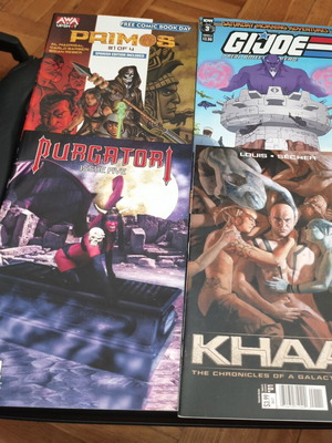 Κόμικς σετ σαν καινούργιο με G.I.Joe, Primos, Purgatori, Khaal