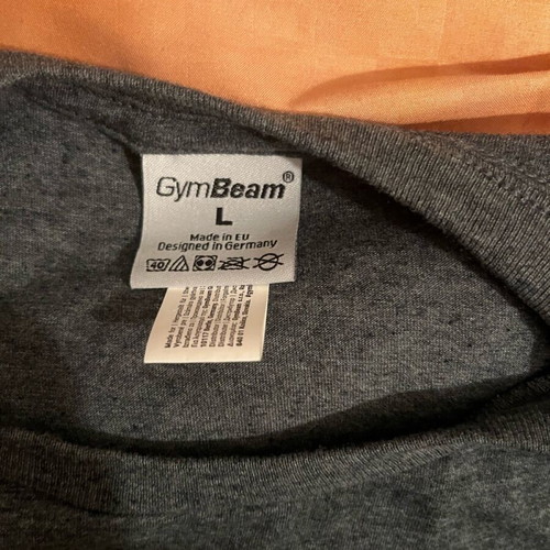 Gymbeam t-shirt like new, size L, gray