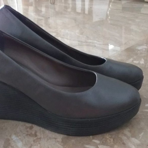 Shoes used, gray, size 38