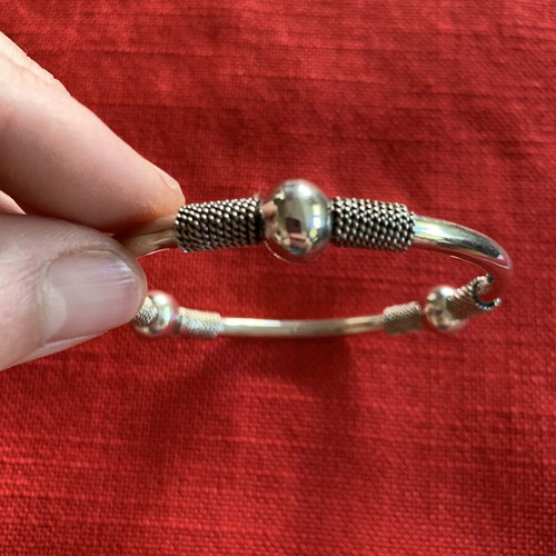 Silver handmade bracelet new, boho style, 925 sterling
