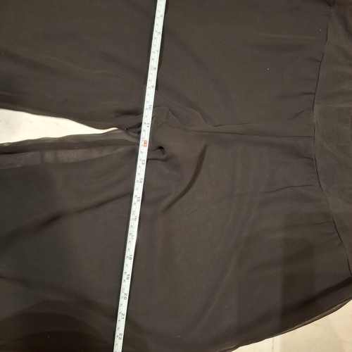 Happy Sizes Black Pants XL like new with double fabric and transparency