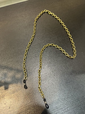 Eyeglass chain gold steel like new
