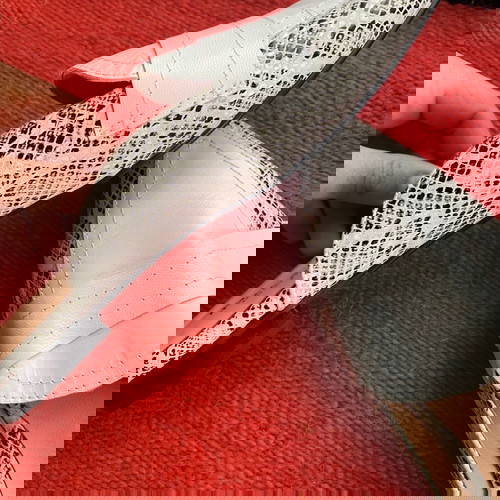 Wall Street mules μεταχειρισμένα με λεπτομέρειες snakeskin, μέγεθος 41