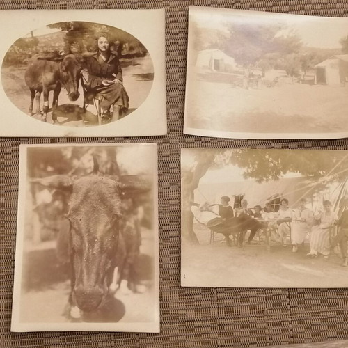 Penteli 1921 vintage photos set of 4 used