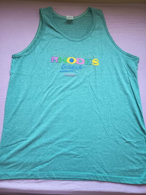 Rhodes sleeveless shirt XL like new, green