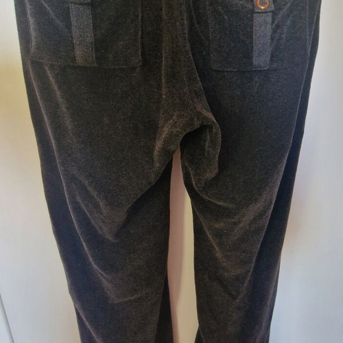SugarFree velour grey anthracite tracksuit pants, size M