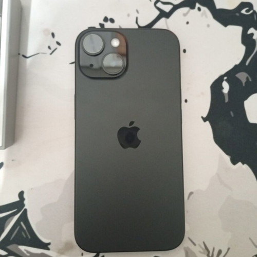 Iphone 15 used, black, 128GB, dual SIM, battery health 94%