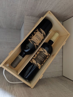 Kotyle σετ 2 φιαλών κρασιού με Chardonnay και Cabernet Sauvignon 2018