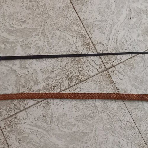 Leather riding whips like new