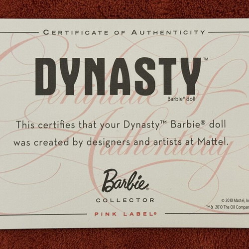 Barbie Collector Dynasty Krystle Doll Mattel 2010 like new