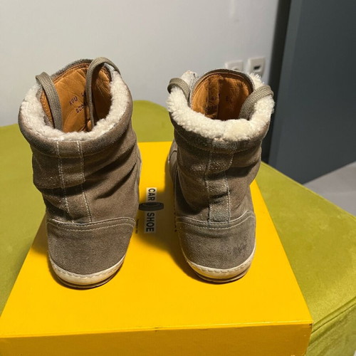 Car Shoe boots in suede like new, size 42, beige