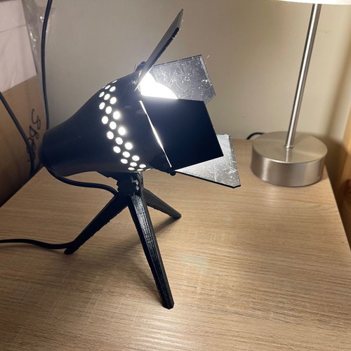 Original table lamp stage spotlight 3D printed new