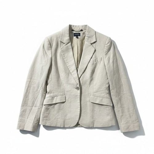 Mexx Beige Linen Blend Blazer Size 40 Like New