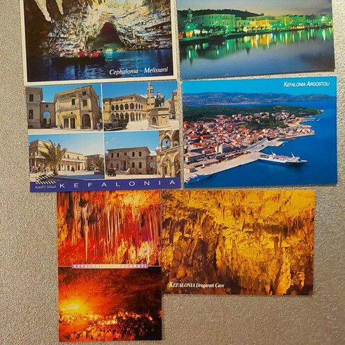 Postcards like new, pack of 6 from Kefalonia