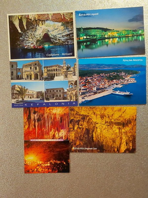 Postcards like new, pack of 6 from Kefalonia