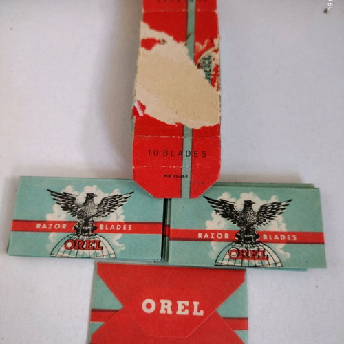 Orel razor blades 1941-1944, new, pack of 10, Germany