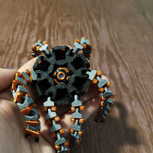 3D Printed Legend of Zelda Guardian new, articulated
