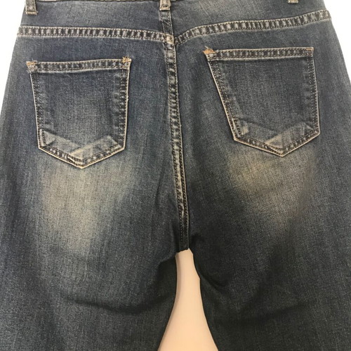 Jean pants medium like new with unique hems Wolbar