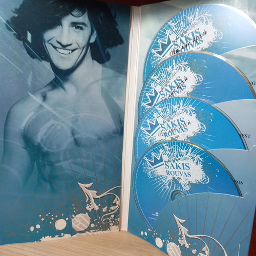 Sakis Rouvas Ap'Tin Arhi Music CD Case like new with 3 CDs and 1 DVD