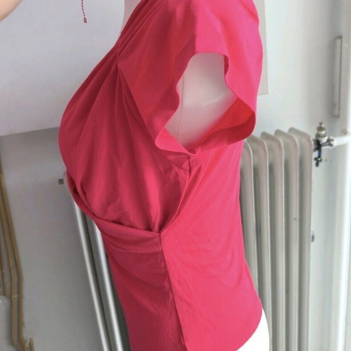 Marella XL wrap coral blouse like new