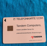 German phone card used