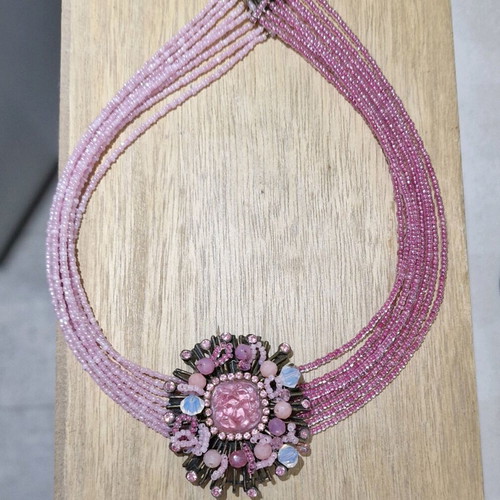 Necklace impressive handmade new