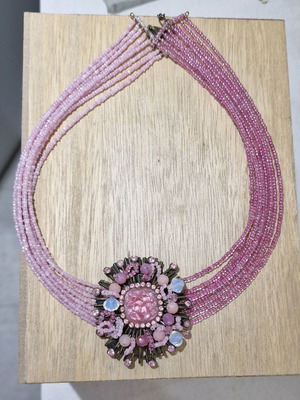 Necklace impressive handmade new