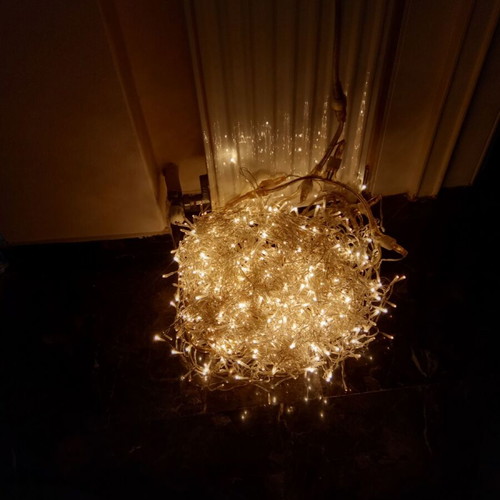 Curtain string lights like new for indoor and outdoor use