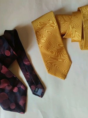 Bon Ricci and Monte Napoleone ties like new, silk, set of 2
