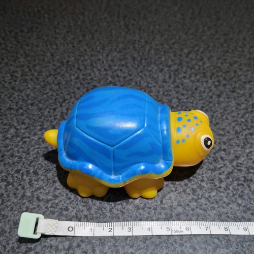 Children's bath figures used, duck and turtle (2 pcs)