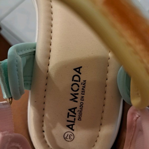 Alta Moda athletic sandals used, multicolor, size 37