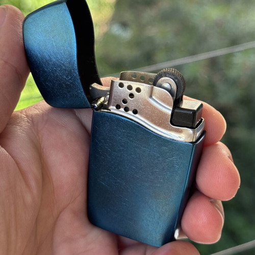 Zippo Blu lighter used
