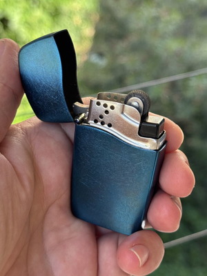 Zippo Blu lighter used
