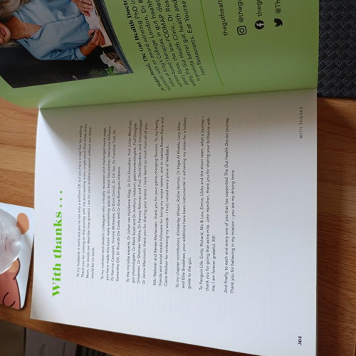 Eat Yourself Healthy book like new, gut health guide by Megan Rossi