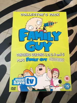 Family Guy Complete Series 1-5 DVD μεταχειρισμένο, σετ 14 δίσκων