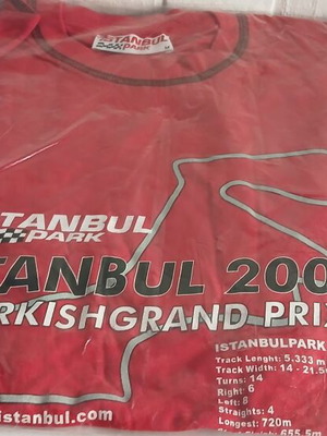 Istanbul 2005 μπλούζα καινούργια, πίστα Τουρκικού Γκραν Πρι Formula 1