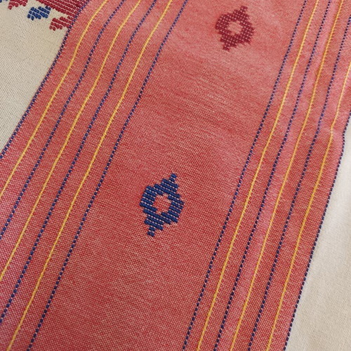Handmade Cretan Woven Tablecloth 160x150 cm like new