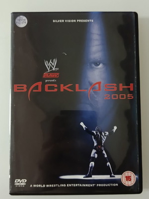 Backlash 2005 wrestling DVD used, no Greek subtitles