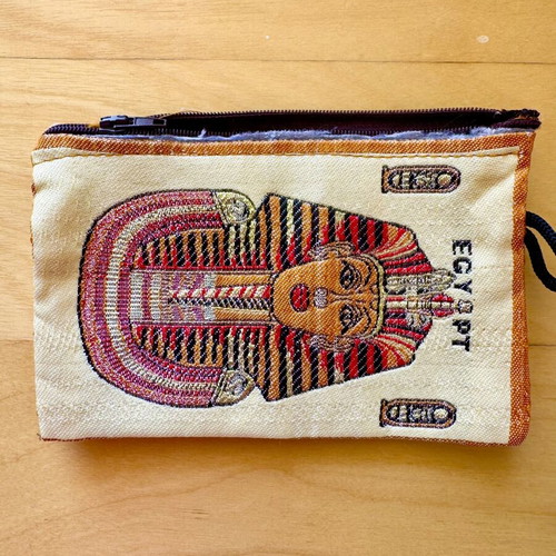 King Tut Egypt Set journal, metal bookmark & fabric wallet new