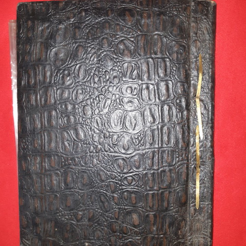 German Officer Dossier used, leatherette