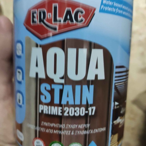 ER-LAC Aqua Stain Prime water-based wood preservative colorless satin 750ml new