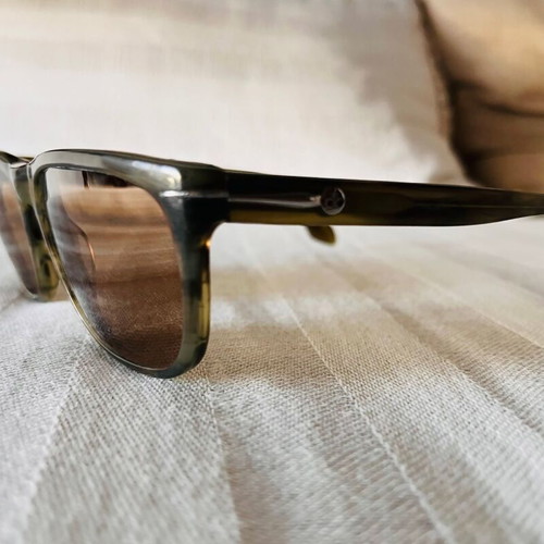 Calvin Klein sunglasses unisex, green acetate frame, prescription lenses