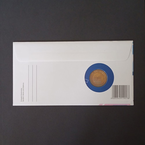 2009 First Day Cover with 2 Euro Commemorative Coin New