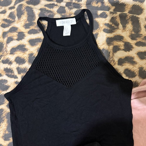 Bershka shorts set with Tally Weijl and Forever 21 top like new
