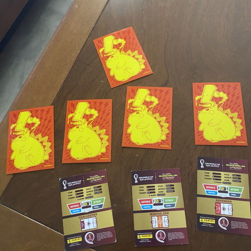 Panini FIFA World Cup Qatar 2022 κάρτες ποδοσφαίρου, σετ 10