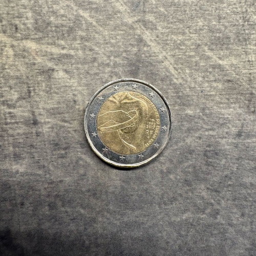 France 2 Euro 2017 25th Anniversary Pink Ribbon coin new