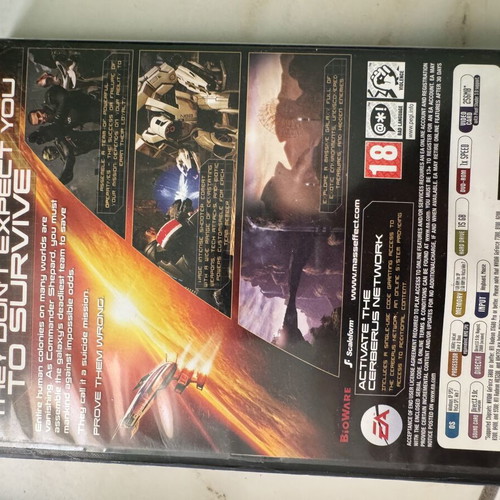 Mass Effect 1 and Mass Effect 2 PC games used, sci-fi RPG pack