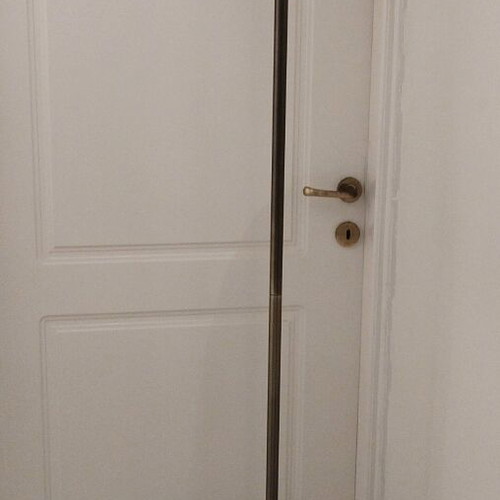 Floor lamp bronze with dimmer and adjustable shade used